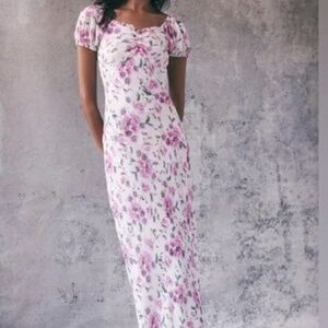 LoveShackFancy floral maxi dress